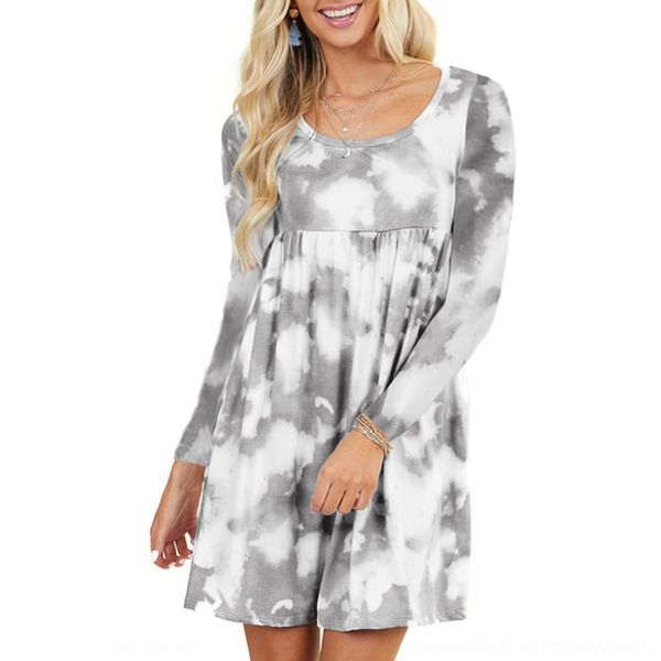 8nyvk 2020 tie dye printed long sleeve wear tie 2020 new women's dye printed dress long sleeve dress new women's wear gmkuw, Black;gray
8nyvk 2020 tie dye printed long sleeve wear tie 2020 new women's dye printed dress long sleeve dress new women's wear gmkuw, Black;gray