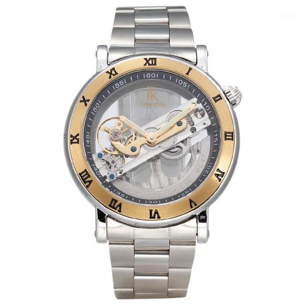 wristwatches 2021 luxury men's self-winding watch fashion casual hollow dial stainless steel strap business relogio feminino1, Slivery;brown
wristwatches 2021 luxury men's self-winding watch fashion casual hollow dial stainless steel strap business relogio feminino1, Slivery;brown