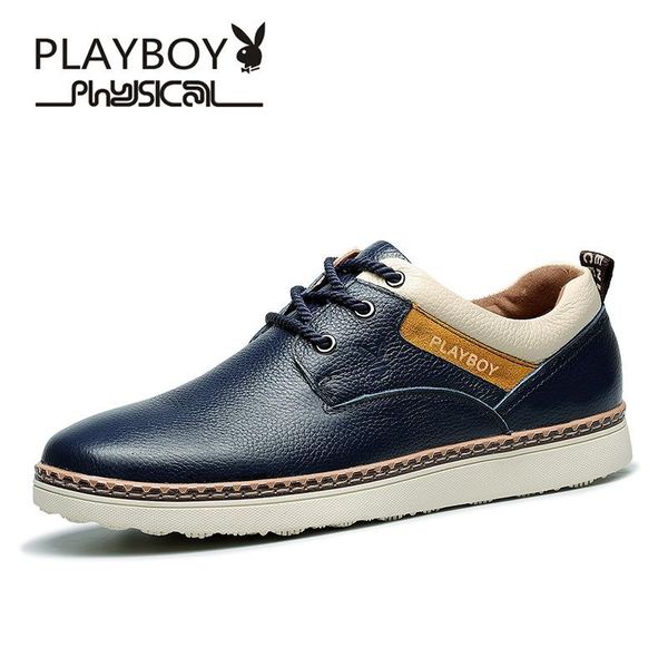 playboy genuine leather men casual shoes fashion round toe oxfords shoes for men new design comfortable flats leather, Black
playboy genuine leather men casual shoes fashion round toe oxfords shoes for men new design comfortable flats leather, Black