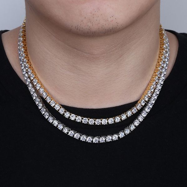 3mm iced out bling aaa zircon 1 row tennis chain necklace men hip hop jewelry dropshippingq0115, Golden;silver
3mm iced out bling aaa zircon 1 row tennis chain necklace men hip hop jewelry dropshippingq0115, Golden;silver