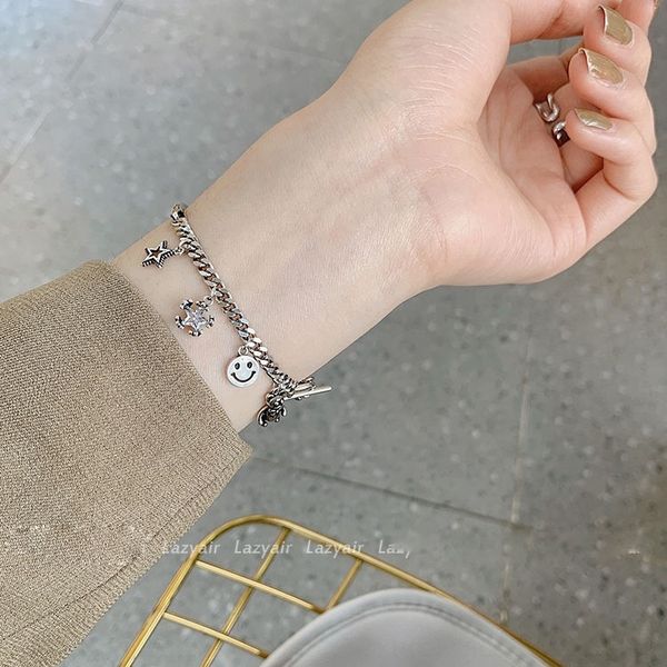siond s925 га серебряная звезда улыбка цепь изгибается браслет braceletchain кулон браслет для womenjapan и южной koreathai серебряный медве, Golden;silver
siond s925 га серебряная звезда улыбка цепь изгибается браслет braceletchain кулон браслет для womenjapan и южной koreathai серебряный медве, Golden;silver
