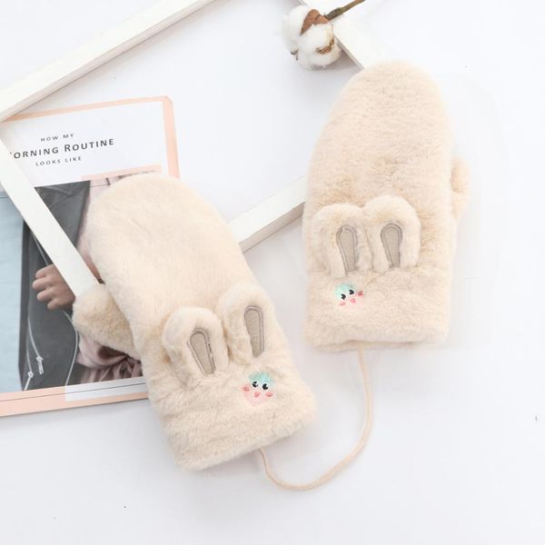 five fingers gloves winter warm ladies hanging neck plush cute fabric cartoon plus velvet thickening riding outdoor korean version, Blue;gray
five fingers gloves winter warm ladies hanging neck plush cute fabric cartoon plus velvet thickening riding outdoor korean version, Blue;gray