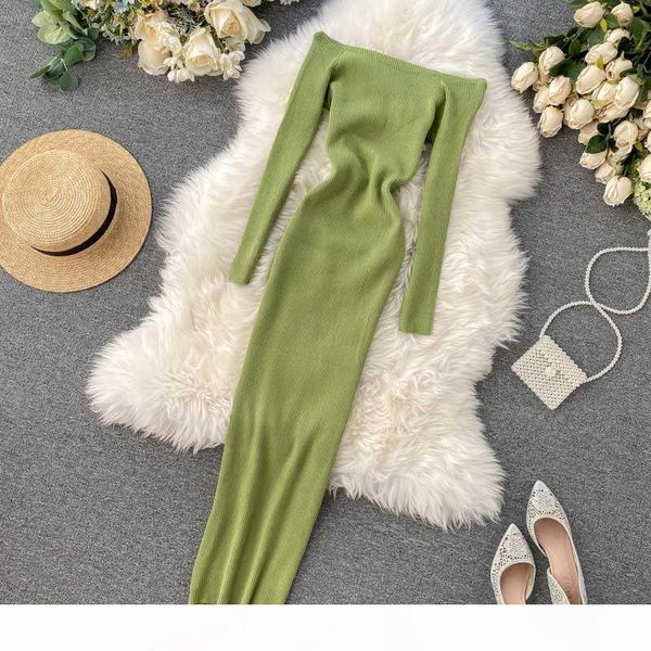 slim 2020 от плеча criss осень вязаный свитер midi длинное платье bodycon вечеринка зимние сексуальные женщины повседневные элегантные vesti, Black;gray
slim 2020 от плеча criss осень вязаный свитер midi длинное платье bodycon вечеринка зимние сексуальные женщины повседневные элегантные vesti, Black;gray