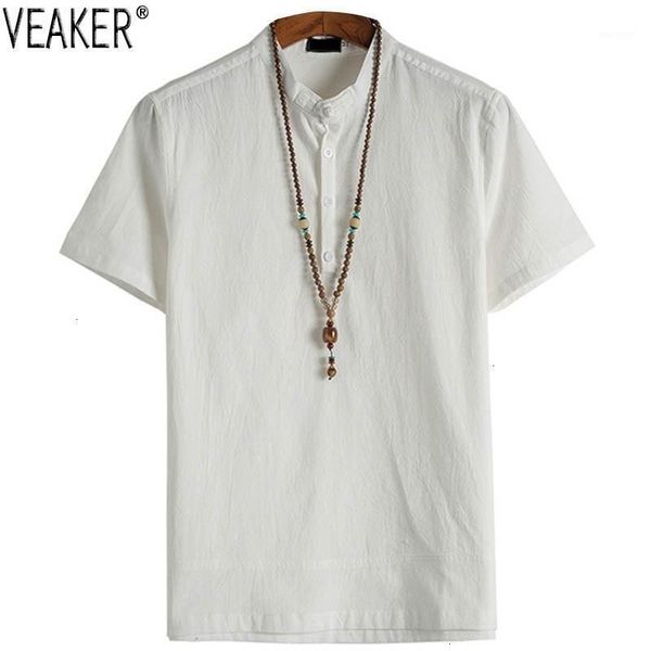 2019 new men summer chinese style mandarin collar shirt men's short mouwen katoen linnen shirt slim fit effen color 1, White;black
2019 new men summer chinese style mandarin collar shirt men's short mouwen katoen linnen shirt slim fit effen color 1, White;black