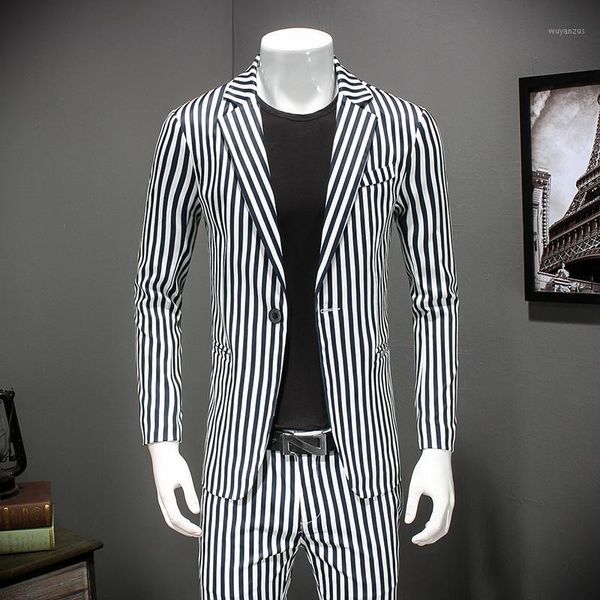 striped business suit white jackets 2020 spring smart casual tuxedo slim fit formal blazers for men latest coat 4xl #8721, White;black
striped business suit white jackets 2020 spring smart casual tuxedo slim fit formal blazers for men latest coat 4xl #8721, White;black