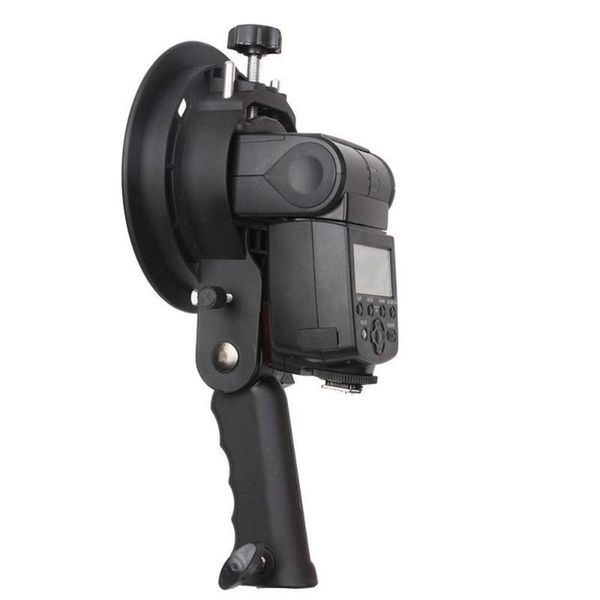 Handheld Grip S-type Bracket Bowens S Mount Houder Voor Speedlite Flash Snoot Softbox Beauty Dish Portable