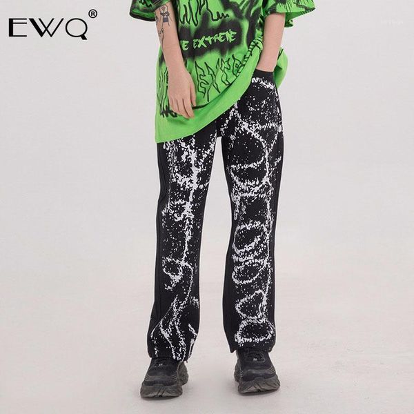 ewq / 2020 spring and summer new trendy men's clothing graffiti spray printing casual pants for men and women trousers 9y5121, Blue
ewq / 2020 spring and summer new trendy men's clothing graffiti spray printing casual pants for men and women trousers 9y5121, Blue