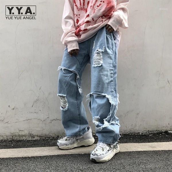 men's jeans high street mens hip hop loose wide legged personality streetwear fashion patchwork tassel hole men black denim pants1, Blue
men's jeans high street mens hip hop loose wide legged personality streetwear fashion patchwork tassel hole men black denim pants1, Blue