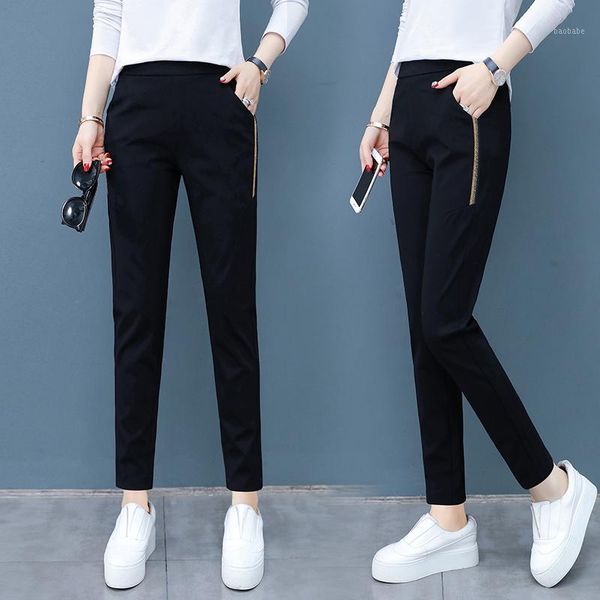 designer elastic women long pants office casual straight slim long trousers1, Black;white
designer elastic women long pants office casual straight slim long trousers1, Black;white