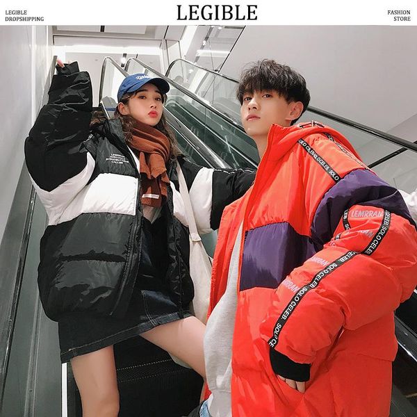 legibel hip hop patchwork mens winter jacket loose parkas men casual winter coat korean style couple jackets, Black
legibel hip hop patchwork mens winter jacket loose parkas men casual winter coat korean style couple jackets, Black