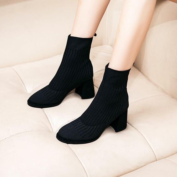 boots 2021 autumn and winter thick with ankle female fashion letters high-heeled elastic flying woven socks, Black
boots 2021 autumn and winter thick with ankle female fashion letters high-heeled elastic flying woven socks, Black