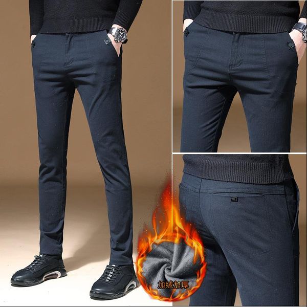 2019 mens winter fleece warm pants men casual slim thick pants for men fashion velvet business black gray work homme
2019 mens winter fleece warm pants men casual slim thick pants for men fashion velvet business black gray work homme