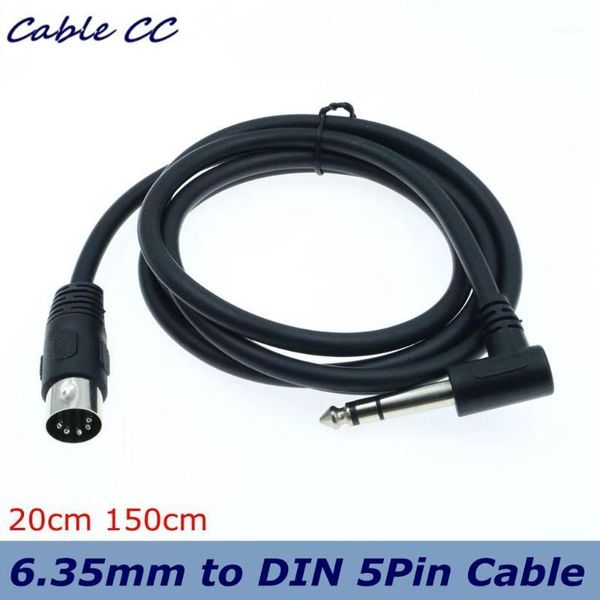 1.5m 90 degree right angle midi din 5-pin male to monoprice 6.35mm (1/4 inch) male trse audio mixer stereo audio cable1
1.5m 90 degree right angle midi din 5-pin male to monoprice 6.35mm (1/4 inch) male trse audio mixer stereo audio cable1
