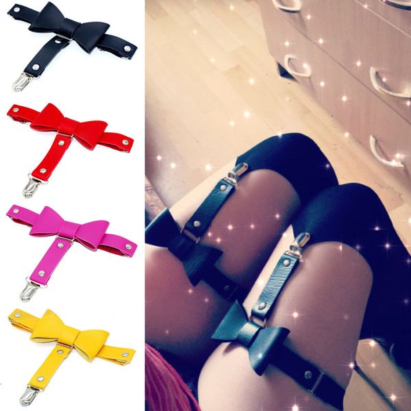 1pc women elastic leather leg garter belt punk thigh ring gothic harajuku bondage bow harness suspender strap garters, Black;white
1pc women elastic leather leg garter belt punk thigh ring gothic harajuku bondage bow harness suspender strap garters, Black;white