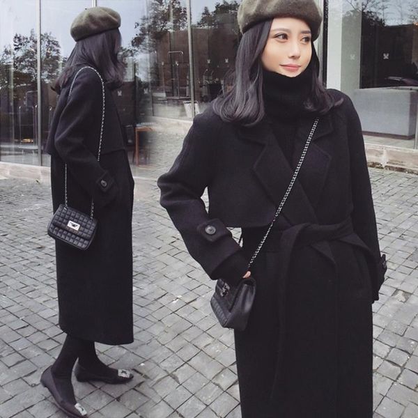 wool coat women long maxi coat winter wool blends coats female long sleeve fashion black thick warm outwear o2451
wool coat women long maxi coat winter wool blends coats female long sleeve fashion black thick warm outwear o2451