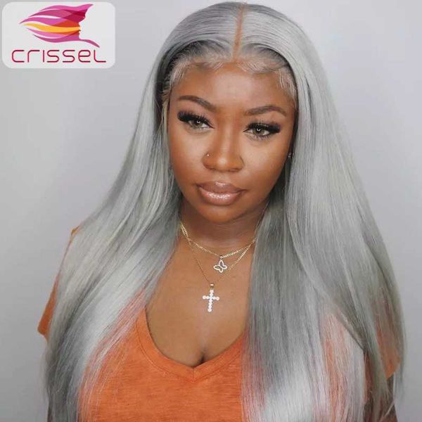 crissel lace front human hair wigs grey blonde red human hair wig brazilian straight lace t part wig pre-plucked remy 150%, Black;brown 
crissel lace front human hair wigs grey blonde red human hair wig brazilian straight lace t part wig pre-plucked remy 150%, Black;brown