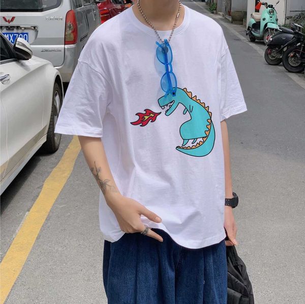tiktok, short sleeved t-shirt, ins summer five loose sleeve, all match, student's voice, White;black
tiktok, short sleeved t-shirt, ins summer five loose sleeve, all match, student's voice, White;black