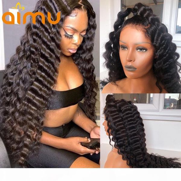 loose deep wave human hair wig glueless full nature hd transparent lace wigs for black women pre plucked baby hair bleached remy, Black;brown
loose deep wave human hair wig glueless full nature hd transparent lace wigs for black women pre plucked baby hair bleached remy, Black;brown