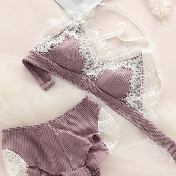 japanese underwear set, exquisite cotton cup, comfortable striped pajamas, bra and underwear, lace underwear, Black;white
japanese underwear set, exquisite cotton cup, comfortable striped pajamas, bra and underwear, lace underwear, Black;white