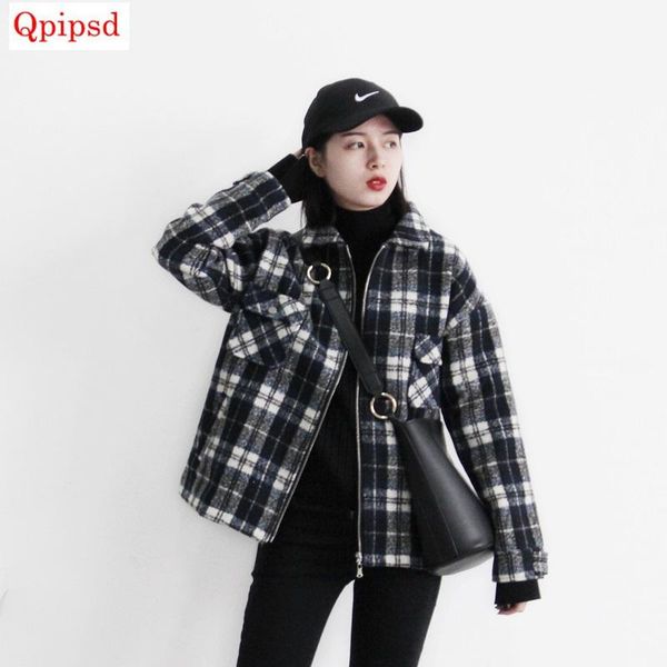 2020 women's winter punk woolen outwear retro harajuku college wind plaid zipper women plaid autumn winter coat new coat, Black
2020 women's winter punk woolen outwear retro harajuku college wind plaid zipper women plaid autumn winter coat new coat, Black