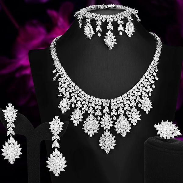missvikki 4 pcs shiny full cubic zirconia luxury princess bangle earrings necklace ring jewelry set brides wedding jewellery, Silver
missvikki 4 pcs shiny full cubic zirconia luxury princess bangle earrings necklace ring jewelry set brides wedding jewellery, Silver