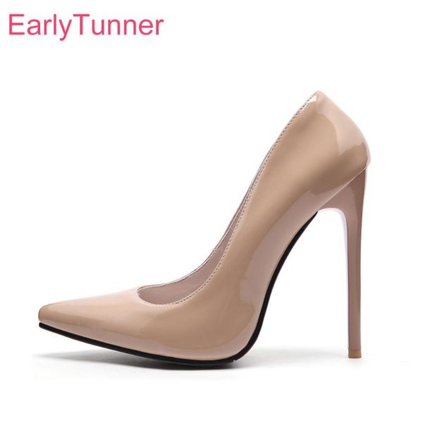 dress shoes 2021 brand glossy apricot red women wedding pumps super high heels lady eh831 plus big size 43 45 48, Black
dress shoes 2021 brand glossy apricot red women wedding pumps super high heels lady eh831 plus big size 43 45 48, Black