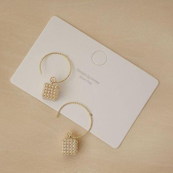 sweet romantic imitation pearl square earrings for women charming earings jewe, Silver
sweet romantic imitation pearl square earrings for women charming earings jewe, Silver