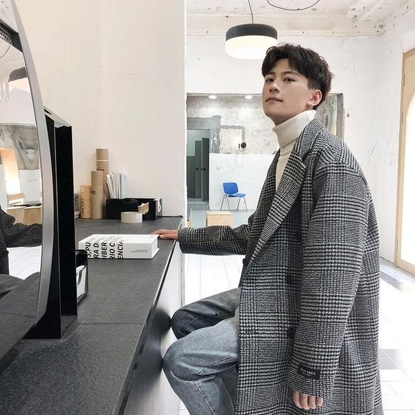 2020 autumn and winter men's new casual plaid thick coat grey brown loose windbreaker coat large size s-4xl, Black
2020 autumn and winter men's new casual plaid thick coat grey brown loose windbreaker coat large size s-4xl, Black