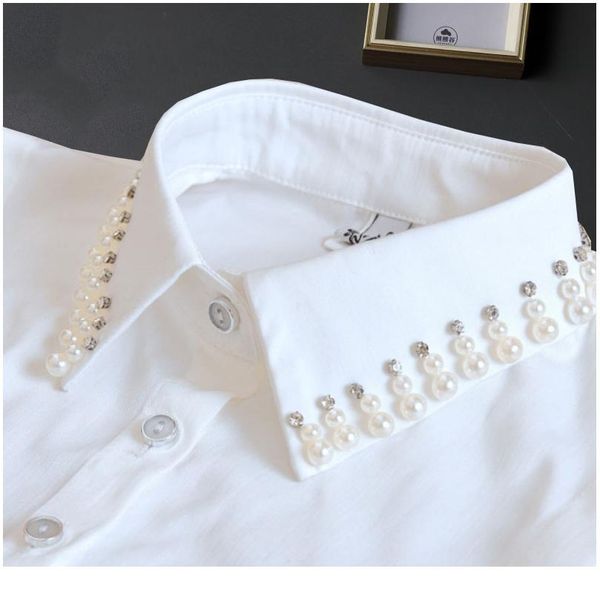 white cotton false collar shirts women pearl tassel fake collar women detachable collars for sweater nep kraagje blouse qylbba, Blue;red
white cotton false collar shirts women pearl tassel fake collar women detachable collars for sweater nep kraagje blouse qylbba, Blue;red
