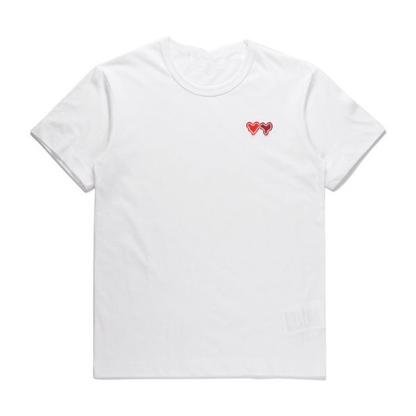 men women t-shirt fashion couple t-shirt 2021 casual embroidery breathable tshirt casual summer outfits for man women, White;black
men women t-shirt fashion couple t-shirt 2021 casual embroidery breathable tshirt casual summer outfits for man women, White;black