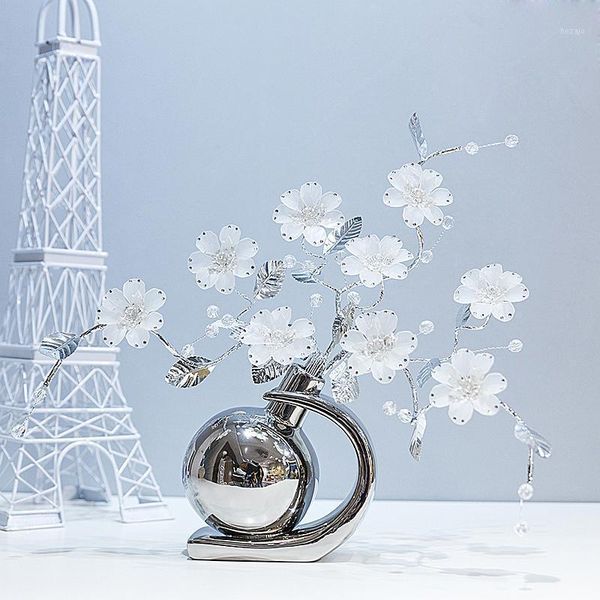 decorative objects & figurines europe white brown ceramic crystal flower vase home decoration accessories handicraft crafts miniatures weddi
decorative objects & figurines europe white brown ceramic crystal flower vase home decoration accessories handicraft crafts miniatures weddi