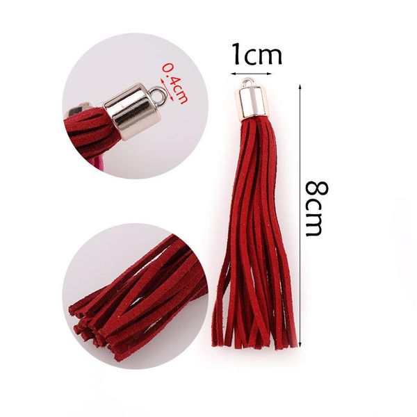 10pcs 8cm long gold color cap suede leather tassel for keychain straps jewelry fiber fringe diy pendant charms findings h jllrux
10pcs 8cm long gold color cap suede leather tassel for keychain straps jewelry fiber fringe diy pendant charms findings h jllrux