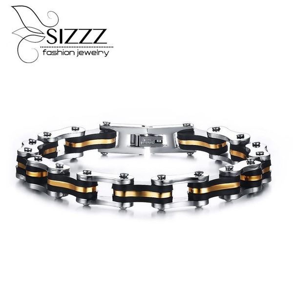 mens bracelet stainless steel bike chain bracelet rock punk motorcycle heavy bracelets&bangles for men jewelry, Black
mens bracelet stainless steel bike chain bracelet rock punk motorcycle heavy bracelets&bangles for men jewelry, Black