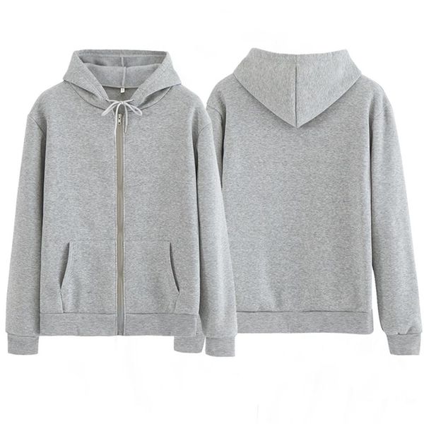 women sweatshirt casual solid colors oversized full zip-up hoodies jacket winter velvet thickening warm long sleeve 201103, Black
women sweatshirt casual solid colors oversized full zip-up hoodies jacket winter velvet thickening warm long sleeve 201103, Black