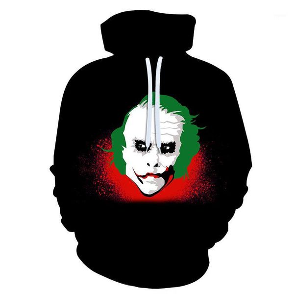 2020 new 3d digitally printed clown pattern sweatshirt hoodie hip hop fun street hoodie for men and women1, Black
2020 new 3d digitally printed clown pattern sweatshirt hoodie hip hop fun street hoodie for men and women1, Black