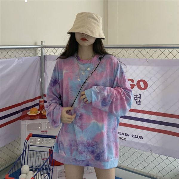 2021 new women spring winter fashion sweaters around the neck long sleeve printed tie dye pull femme y431 udnc, Black
2021 new women spring winter fashion sweaters around the neck long sleeve printed tie dye pull femme y431 udnc, Black