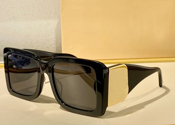 black gold square sunglasses dark grey lens 4312 sun glasses for women men de soleil sonnenbrille uv400 protection eye wear summer with box, White;black
black gold square sunglasses dark grey lens 4312 sun glasses for women men de soleil sonnenbrille uv400 protection eye wear summer with box, White;black