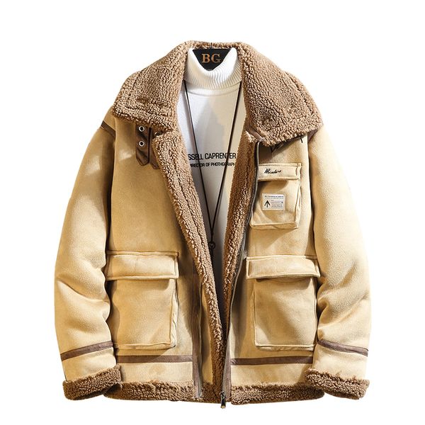januarysnow men winter leather jacket fashion motorcycle mens fleece faux leather jackets deerskin warm lambskin coat leather coat, Black;brown
januarysnow men winter leather jacket fashion motorcycle mens fleece faux leather jackets deerskin warm lambskin coat leather coat, Black;brown
