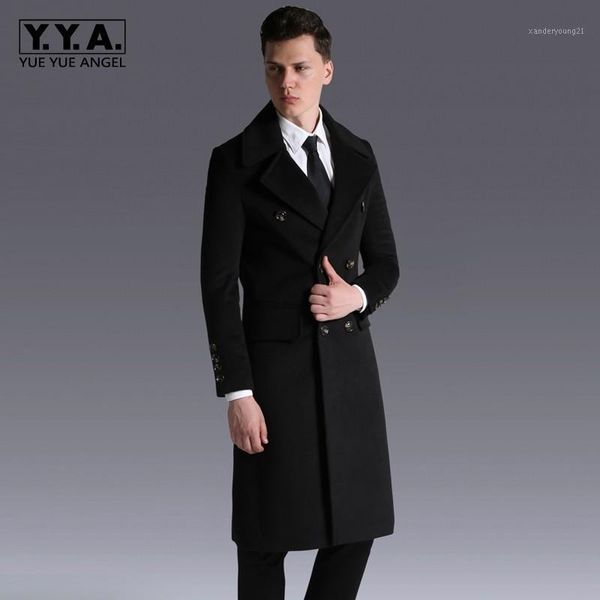 men's wool & blends winter mens office work woolen long coat erkek mont belted slim fit overcoat double breasted sobretudo big size1, Black
men's wool & blends winter mens office work woolen long coat erkek mont belted slim fit overcoat double breasted sobretudo big size1, Black