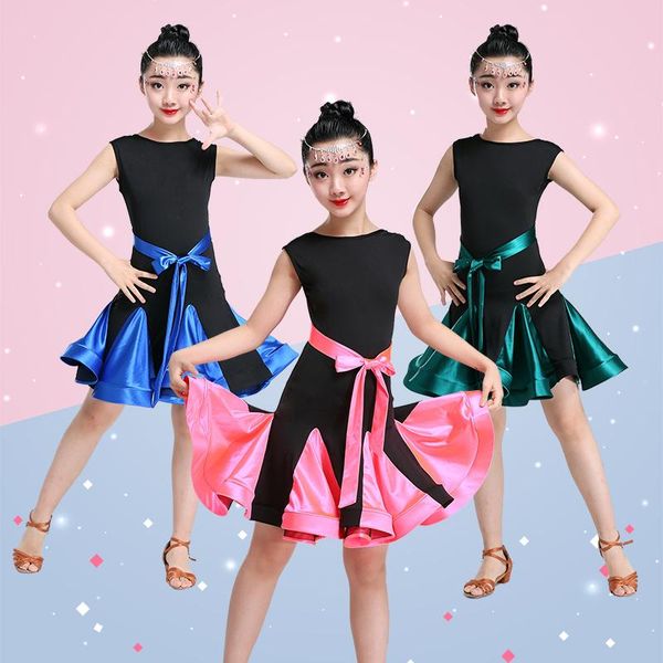 stage wear arrival children latin dance dressfor competition ballroom dresses kids girl modern cha tango costume, Black;red
stage wear arrival children latin dance dressfor competition ballroom dresses kids girl modern cha tango costume, Black;red