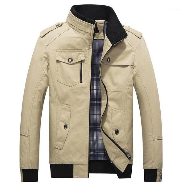 jackets clothes zipper stand collar pockets mens clothing smart casual korean style khaki black fashion 2020 ropa1, Black;brown
jackets clothes zipper stand collar pockets mens clothing smart casual korean style khaki black fashion 2020 ropa1, Black;brown