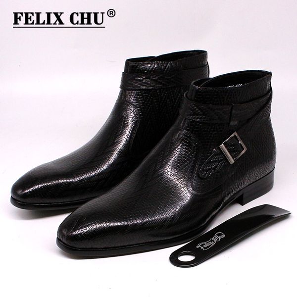 handmade men ankle boots felix chu genuine leather mens motorcycle boots black red buckle strap high dress shoes for men 201102
handmade men ankle boots felix chu genuine leather mens motorcycle boots black red buckle strap high dress shoes for men 201102
