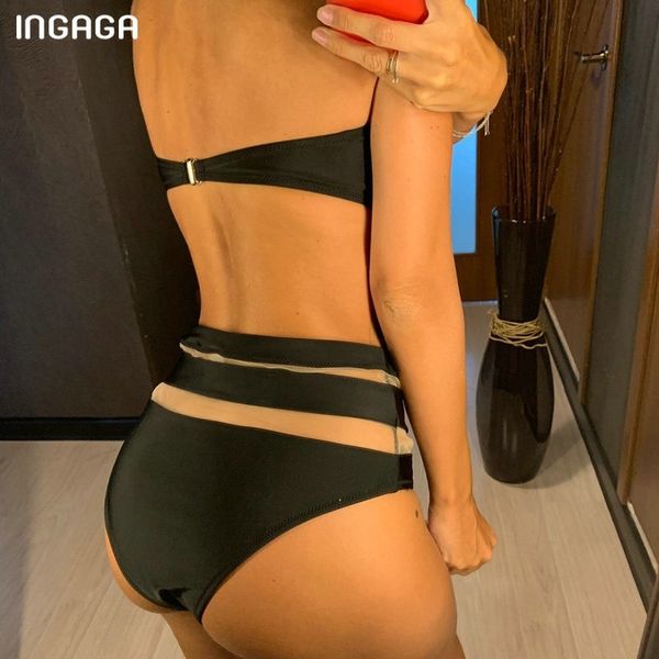 ingaga high waist bikini bandeau swimwear women mesh women's swimming suit v-neck swimsuits solid micro bikini y200319, White;black
ingaga high waist bikini bandeau swimwear women mesh women's swimming suit v-neck swimsuits solid micro bikini y200319, White;black