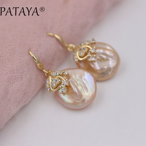 2021 new arrivals freshwater irregular pearls earrings white round natural zirconia earrings women luxury wedding gold jewelry, Golden;silver
2021 new arrivals freshwater irregular pearls earrings white round natural zirconia earrings women luxury wedding gold jewelry, Golden;silver