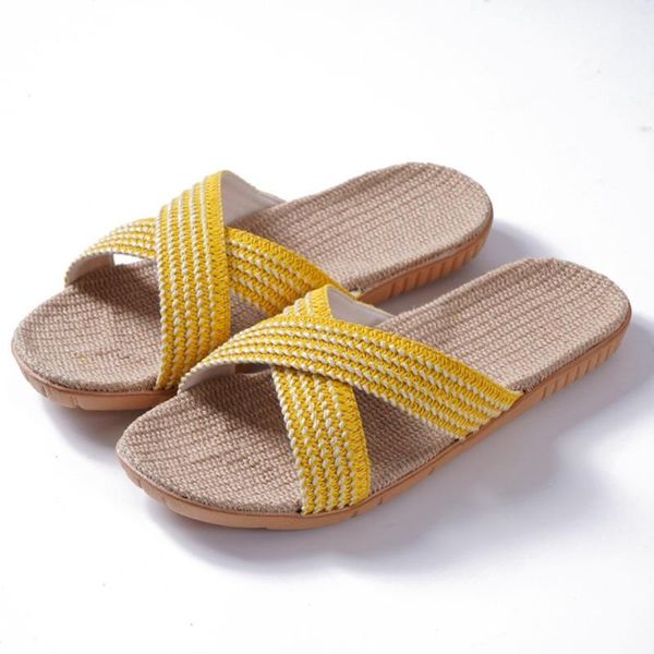 summer women solid color summer cross linen peep toe home comfort shoes slippers beach flip flops non-slip family slippers a50, Black
summer women solid color summer cross linen peep toe home comfort shoes slippers beach flip flops non-slip family slippers a50, Black