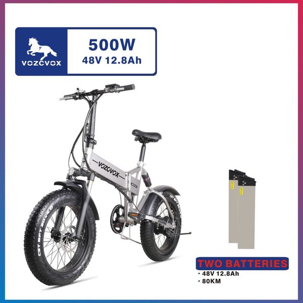 vozcvox electric bike 500w 20 inch electric bicycle for ebike with 48v 12.8ah lithium battery, Silver;blue
vozcvox electric bike 500w 20 inch electric bicycle for ebike with 48v 12.8ah lithium battery, Silver;blue