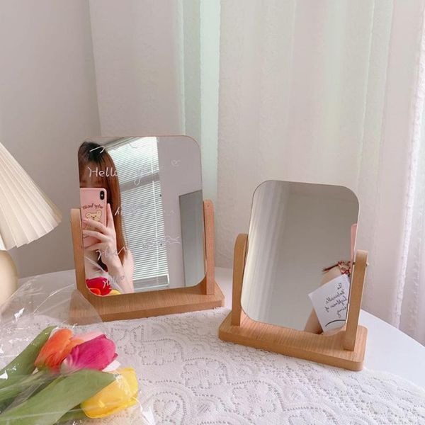 wooden makeup mirror rotatable mirror home bedroom deskvanity countersingle sided cosmetic for women girl·
wooden makeup mirror rotatable mirror home bedroom deskvanity countersingle sided cosmetic for women girl·