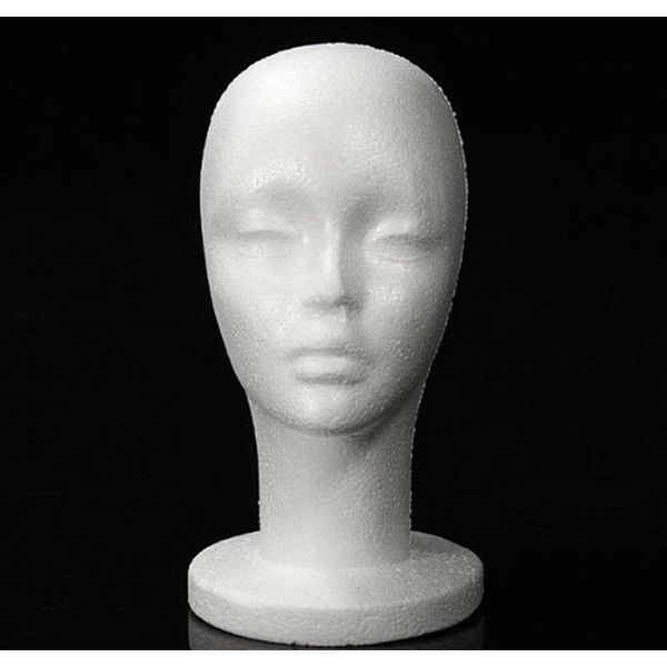new practical white foam female mannequin head hair wigs glasses cap display holder stand model mannequin hat qylxgg bdehair
new practical white foam female mannequin head hair wigs glasses cap display holder stand model mannequin hat qylxgg bdehair