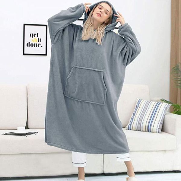 long hoodies women sweatshirt blanket winter plush fleece hoodie blanket with sleeves ladies hooded pullover female sweatshirts, Black
long hoodies women sweatshirt blanket winter plush fleece hoodie blanket with sleeves ladies hooded pullover female sweatshirts, Black