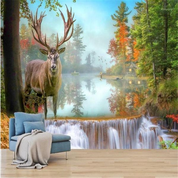 milofi customized large wallpaper mural 3d nordic dream waterfall forest elk sofa living room background wall mural1
milofi customized large wallpaper mural 3d nordic dream waterfall forest elk sofa living room background wall mural1